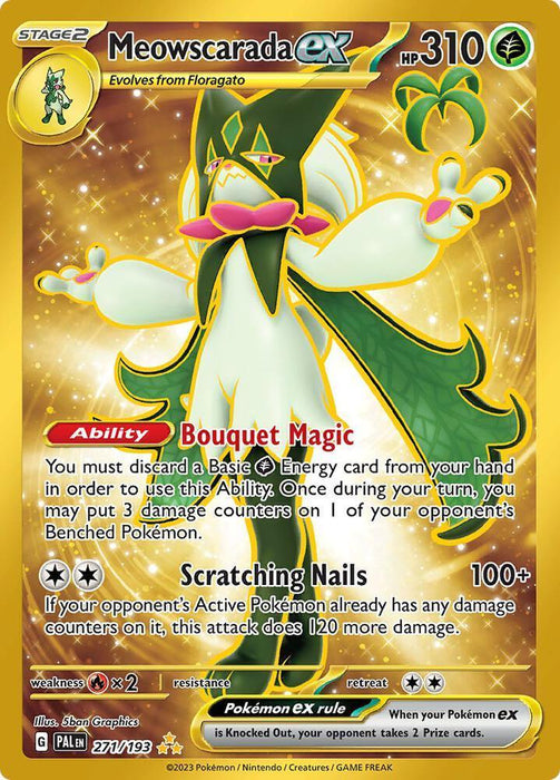 Meowscarada ex (271/193) [Scarlet & Violet: Paldea Evolved] - for just $3.75! 