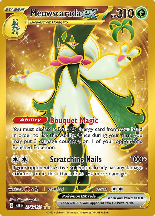 Meowscarada ex (271/193) [Scarlet & Violet: Paldea Evolved] - for just $3.70! 