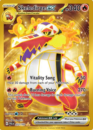 Skeledirge ex 272/193 - SV02 Paldea Evolved Holofoil - for just $3.14! 