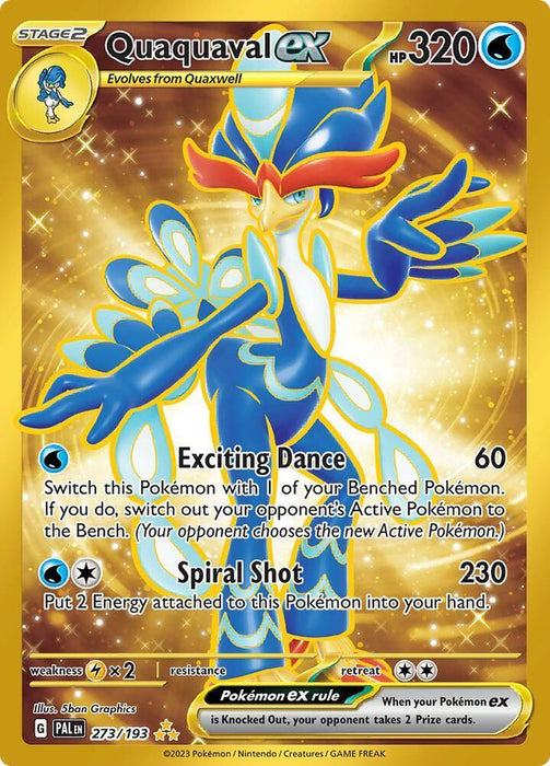 Quaquaval ex (273/193) [Scarlet & Violet: Paldea Evolved] - for just $2.80! 