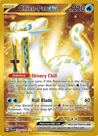 Chien-Pao ex 274/193 - SV02 Paldea Evolved Holofoil - for just $2.75! 