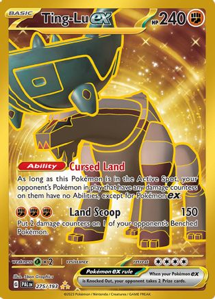 Ting-Lu ex 275/193 - SV02 Paldea Evolved Holofoil - for just $1.37! 