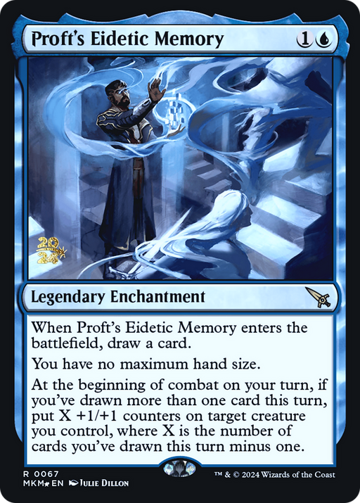Proft's Eidetic Memory (PRE-067) - Murders at Karlov Manor Promos Foil - for just $2.15! 