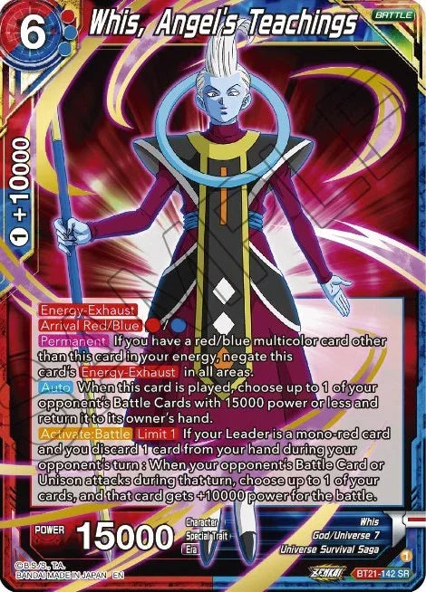 Whis, Angel's Teachings (BT21-142) [Wild Resurgence] - for just $0.25! 