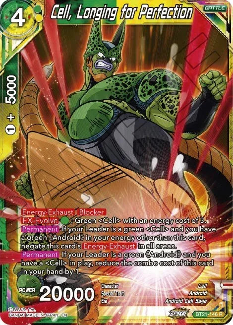 Cell, Longing for Perfection (BT21-146) [Wild Resurgence] - for just $0.10! 