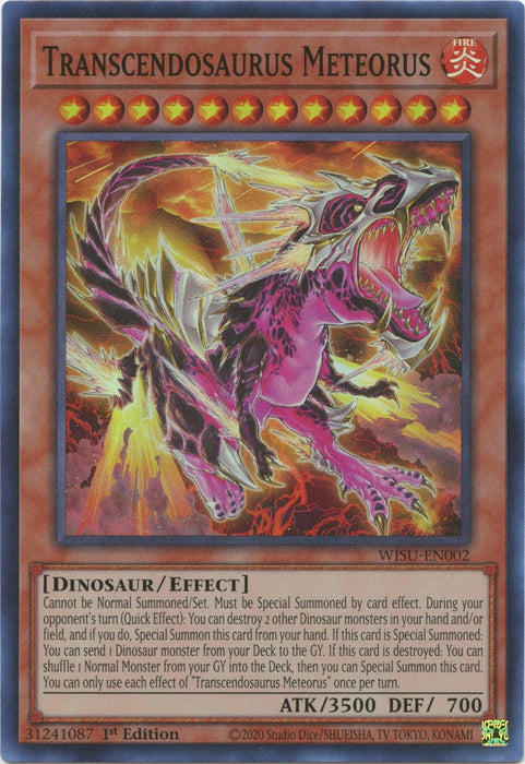 Transcendosaurus Meteorus [WISU-EN002] Super Rare - for just $0.10! 