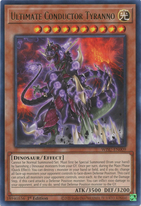 Ultimate Conductor Tyranno [WISU-EN009] Rare - for just $0.10! 