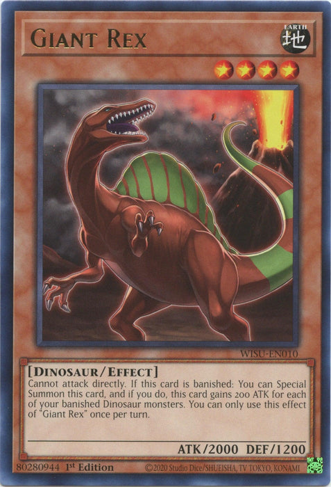 Giant Rex [WISU-EN010] Rare - for just $0.10! 