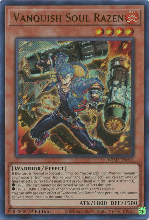 Vanquish Soul Razen [WISU-EN016] Ultra Rare - for just $2! 