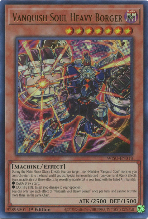 Vanquish Soul Heavy Borger [WISU-EN018] Ultra Rare - for just $4.20! 