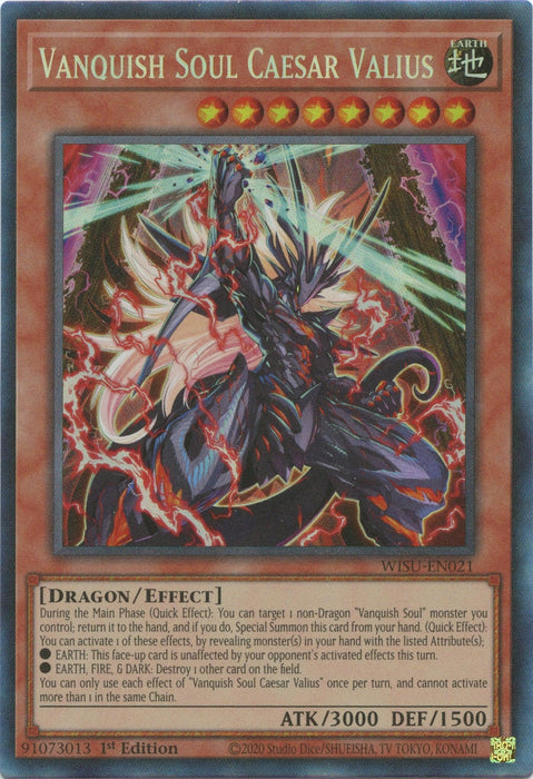 Vanquish Soul Caesar Valius [WISU-EN021] Collector's Rare - for just $4.65! 
