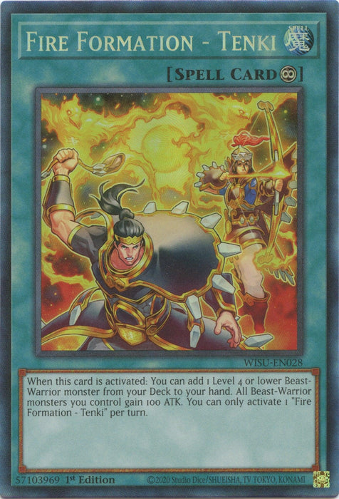 Fire Formation - Tenki [WISU-EN028] Collector's Rare - for just $5.10! 