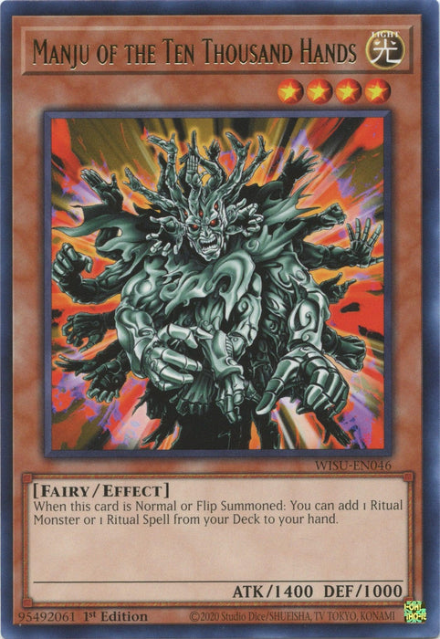 Manju of the Ten Thousand Hands [WISU-EN046] Rare - for just $0.15! 