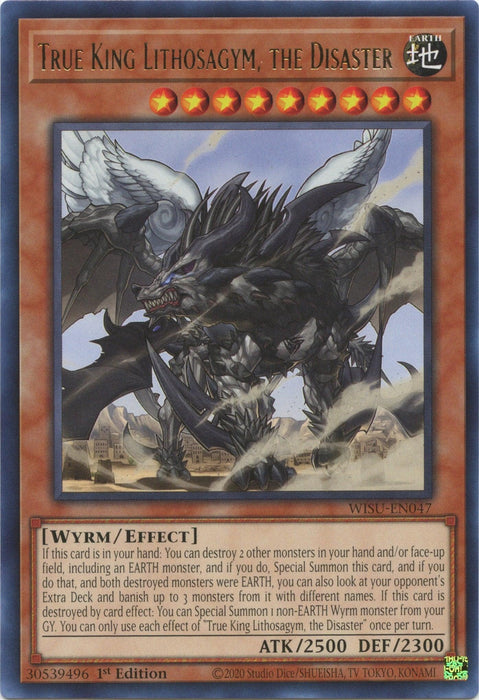 True King Lithosagym, the Disaster [WISU-EN047] Rare - for just $0.10! 