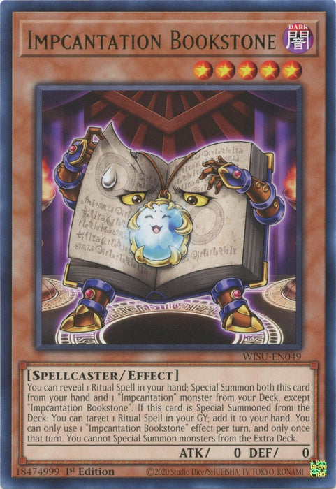Impcantation Bookstone [WISU-EN049] Rare - for just $0.10! 