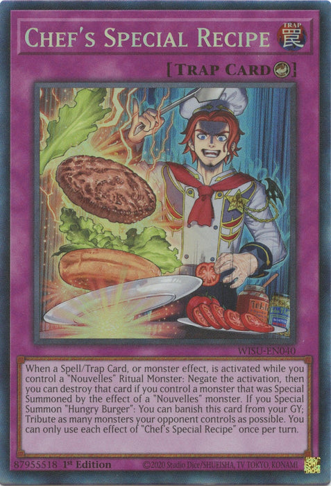 Chef's Special Recipe [WISU-EN040] Collector's Rare - for just $3.20! 