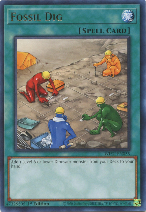 Fossil Dig [WISU-EN055] Rare - for just $0.10! 