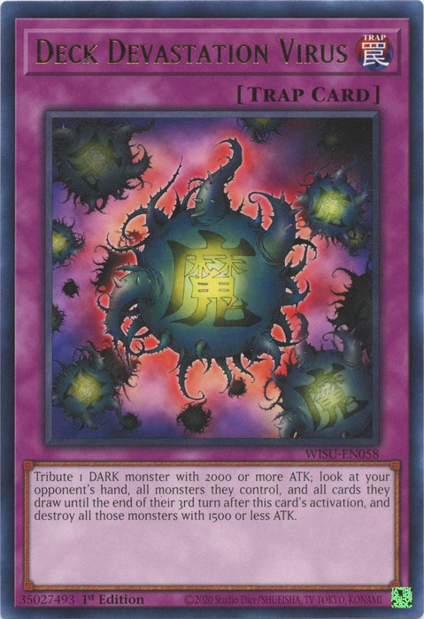 Deck Devastation Virus [WISU-EN058] Rare - for just $0.10! 