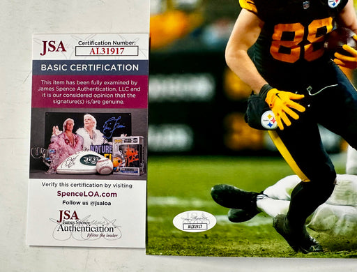 Pat Freiermuth Signed Autographed NFL Pittsburgh Steelers TE 8x10 Photo With JSA COA - for just $50! 