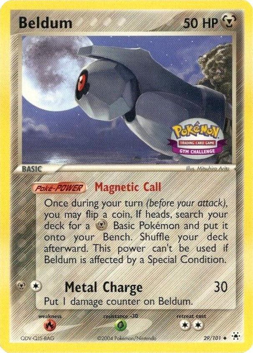 Beldum (29/101) (Gym Challenge) [EX: Hidden Legends] - for just $9! 
