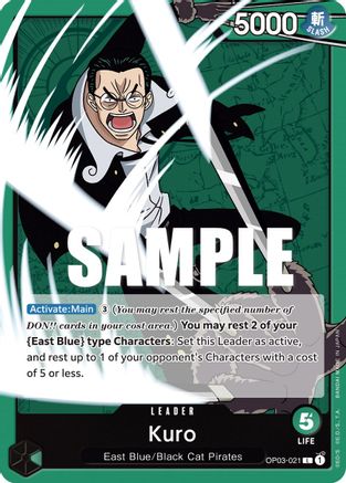 Kuro (OP03-021) - Pillars of Strength - for just $0.08! 