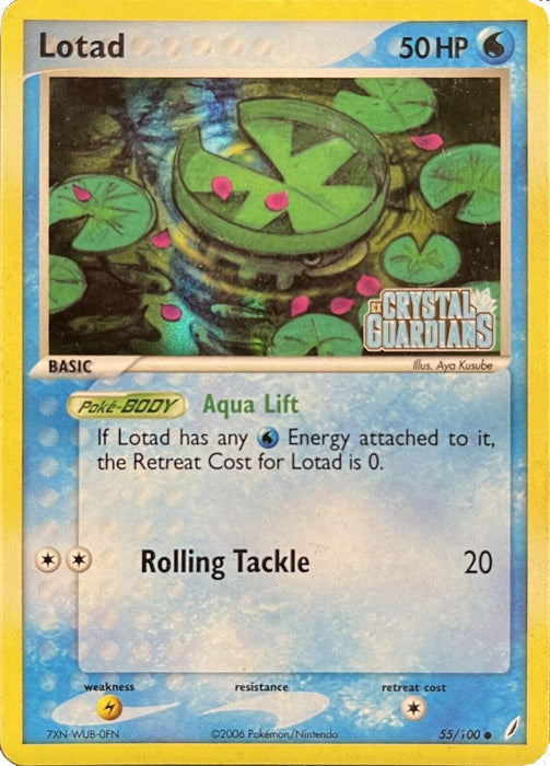 Lotad (055/100) (Theme Deck Exclusive) [EX: Crystal Guardians] - for just $10! 