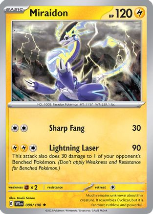 Miraidon 080/198 - Deck Exclusives - for just $0.13! 
