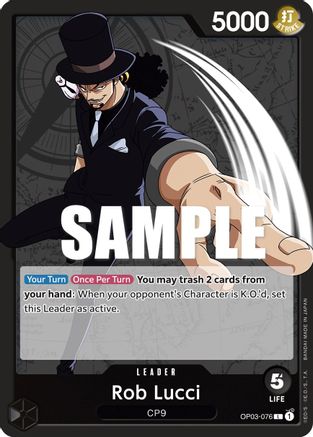 Rob Lucci (076) (OP03-076) - Pillars of Strength - for just $0.10! 