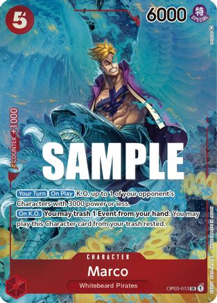 Marco (Alternate Art) (OP03-013) - Pillars of Strength Foil - for just $3.33! 