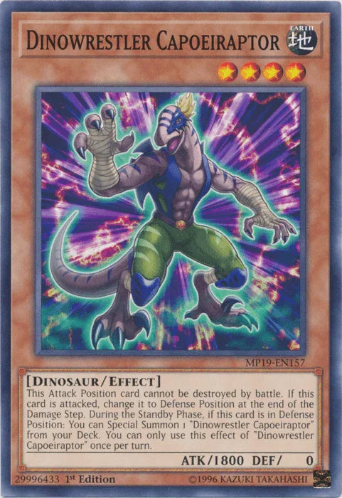 Dinowrestler Capoeiraptor [MP19-EN157] Common - for just $0.10! 