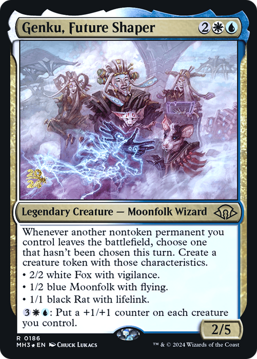 Genku, Future Shaper (PRE-186) - Modern Horizons 3 Promos Foil - for just $0.10! 