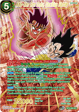 Kaio-Ken Son Goku, Decisive Battle (SPR) (BT15-066) [Saiyan Showdown] - for just $1.90! 