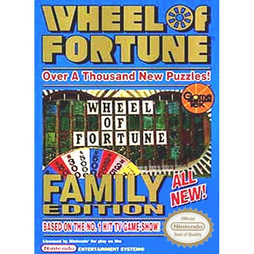 Wheel of Fortune: Family Edition (Nintendo NES) - Premium Video Games - Just $0! Shop now at Retro Gaming of Denver