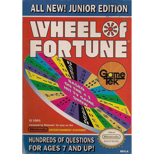 Wheel of Fortune: Junior Edition (Nintendo NES) - Premium Video Games - Just $0! Shop now at Retro Gaming of Denver