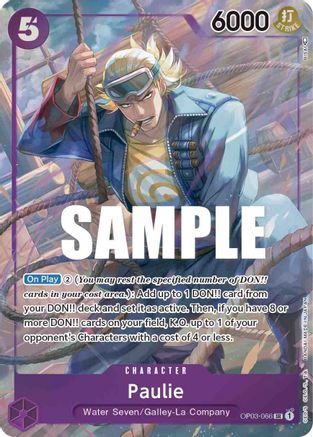 Paulie (Alternate Art) (OP03-066) - Pillars of Strength Foil - for just $1.88! 