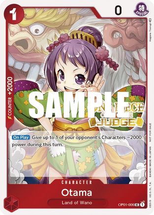 Otama (Judge) (OP01-006) - One Piece Promotion Cards Foil - for just $1.50! 
