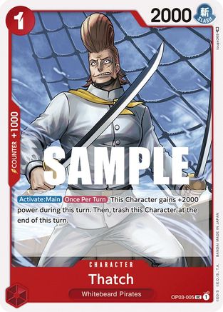 Thatch (OP03-005) - Pillars of Strength - for just $0.05! 