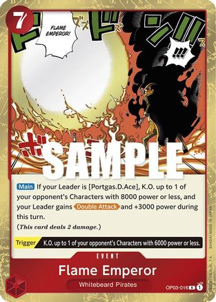 Flame Emperor (OP03-016) - Pillars of Strength Foil - for just $0.15! 