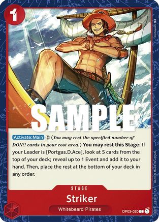 Striker (OP03-020) - Pillars of Strength - for just $0.05! 