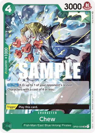 Chew (OP03-029) - Pillars of Strength - for just $0.08! 