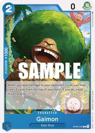 Gaimon (OP03-043) - Pillars of Strength - for just $0.05! 