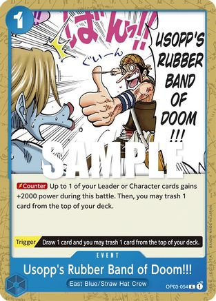 Usopp's Rubber Band of Doom!!! (OP03-054) - Pillars of Strength - for just $0.10! 