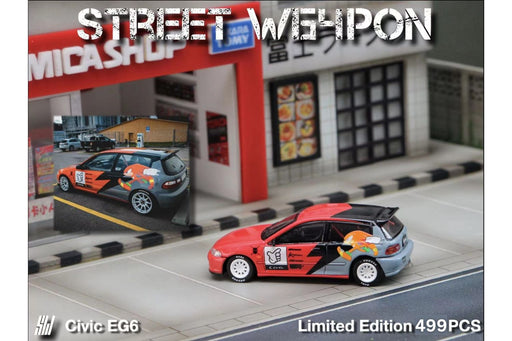 Street Weapon Honda Civic EG6 "KNUCKLES" Sonic livery 1:64 - for just $34.99! 