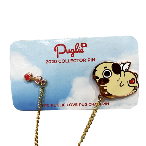 Good Smile Company: Puglie - 2 PC Puglie Love Pug Chain 2020 Collector Pin - for just $9.99! 