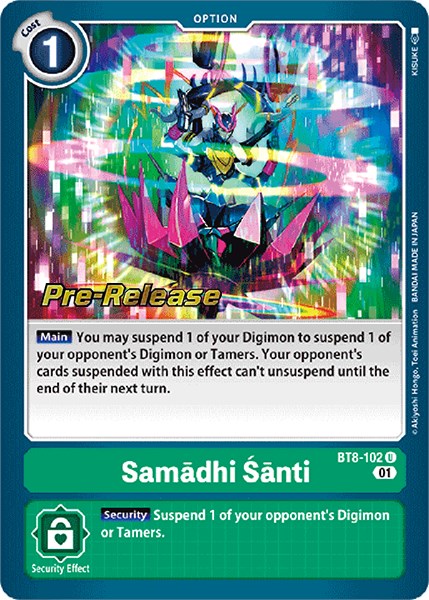 Samadhi Santi [BT8-102] [New Awakening Pre-Release Cards] - Just $0.40! Shop now at Retro Gaming of Denver