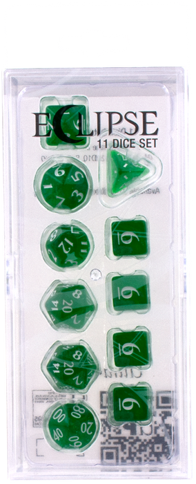 Ultra PRO: 11-Dice Set - Eclipse (Forest Green) - Just $9.95! Shop now at Retro Gaming of Denver