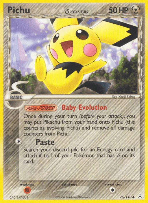 Pichu (76/110) (Delta Species) [EX: Holon Phantoms] - for just $2.55! 