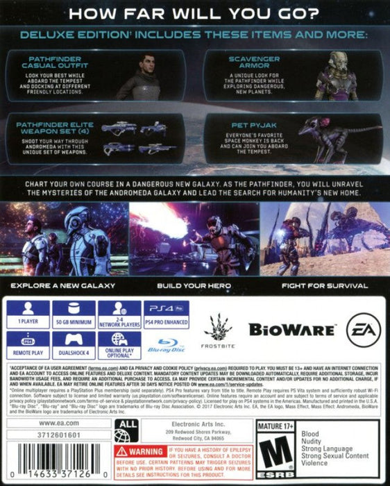 Mass Effect: Andromeda [Deluxe Edition] – PlayStation 4 (PS4) - for just $13.99! 