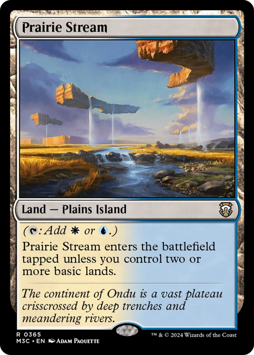 Prairie Stream [Modern Horizons 3 Commander] - Just $0.15! Shop now at Retro Gaming of Denver