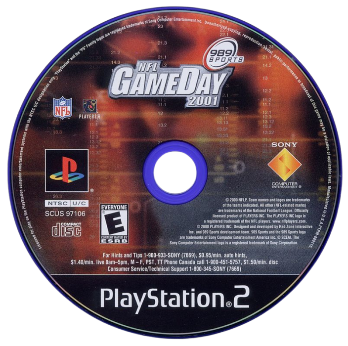 NFL GameDay 2001 – PlayStation 2 (PS2) - for just $2.99! 
